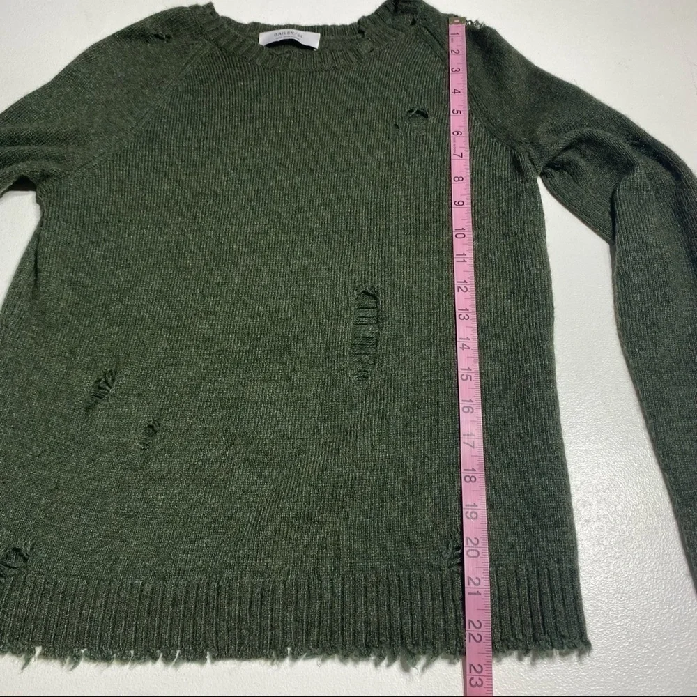 Bailey 44 Cinderella sweater green wool blend S - Picture 4 of 10